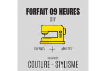 09 heures de coutures&stylisme (trois 1/2 journées)