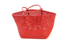 Panier plastique recyclé rouge