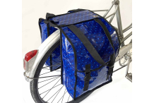 Sacoche vélo - double - bleu